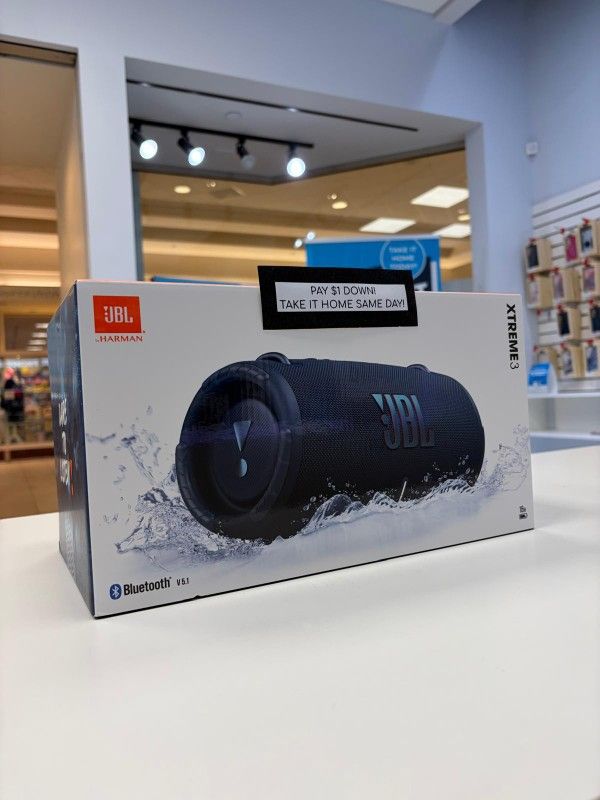 JBL Xtreme 3 Bluetooth Speaker New - Pay $1 DOWN AVAILABLE - NO CREDIT NEEDED