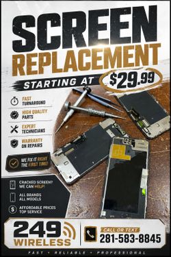 New screen replacement