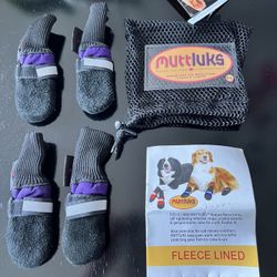New Muttluks Fleece Lined Dog Boots Itty Bitty