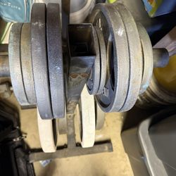 Olympic Bar + Weights + Incline Bench