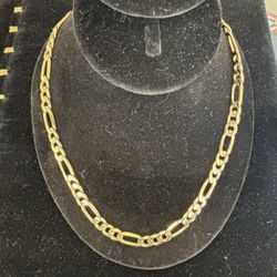 Figaro 14kt Gold chain 
