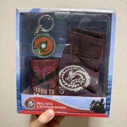 HTTYD Mug Keychain Socks