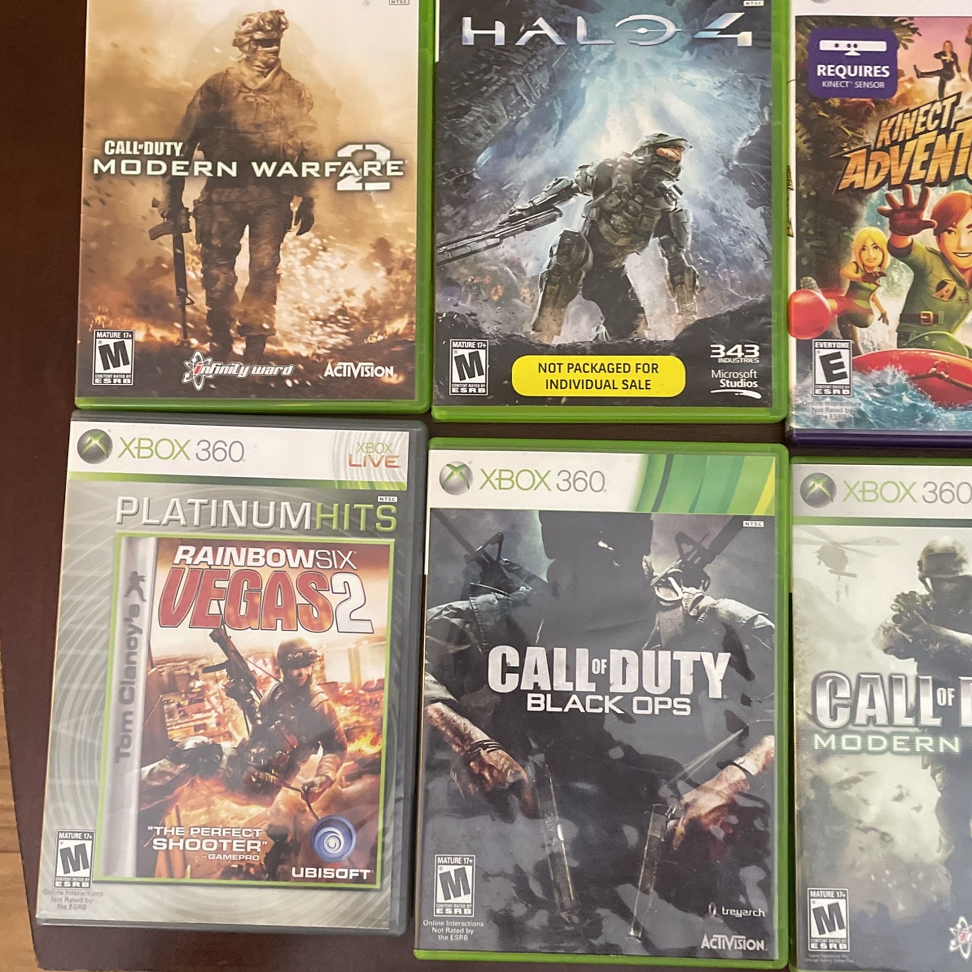 xbox 360 15 $ cada uno