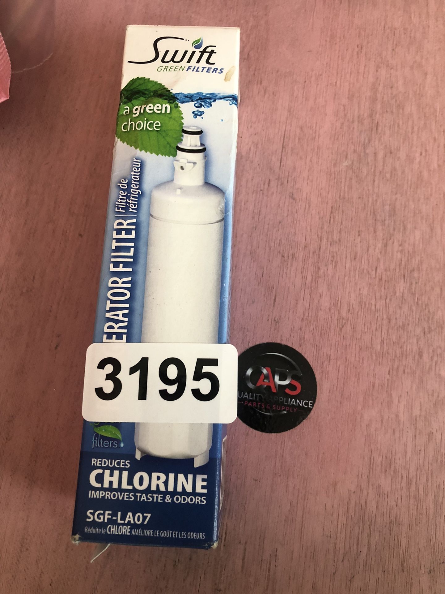 Swift Green Refrigerator VOC Water Filter for LG SGF-LA07 ADQ(contact info removed)