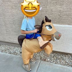 Horse Blow Up Costume- Kid