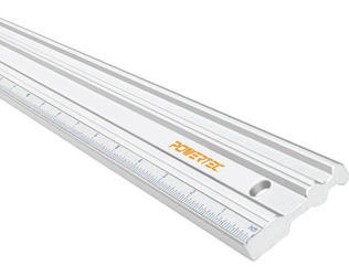 Ruler, POWERTEC, Machinist Straight Edge, Precision, Heavy Duty, 18 Inch