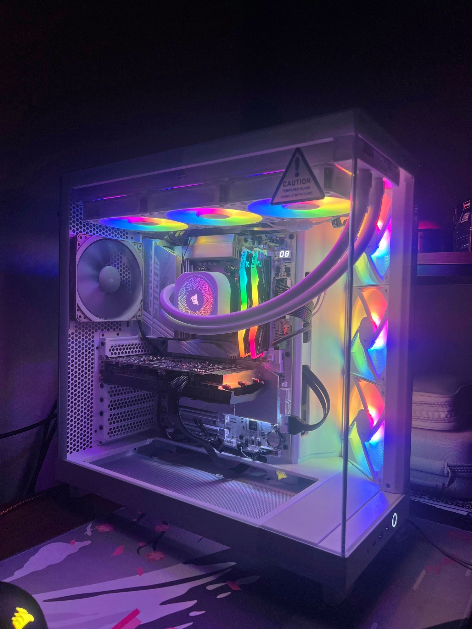 High-End Gaming & Streaming PC – Ryzen 7 9800X3D, RTX 3060, 4TB NVMe, 32GB DDR5, RGB | Plug & Play | Ready To Use