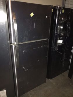 Stainless steel top freezer