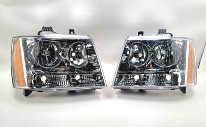 Headlights For 07-14 Chevy Avalanche Tahoe Suburban