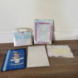 Baby Cinnamon & Cinnamoroll stationary papers, envelopes, stickers