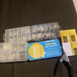nail/toe clear nail supplies