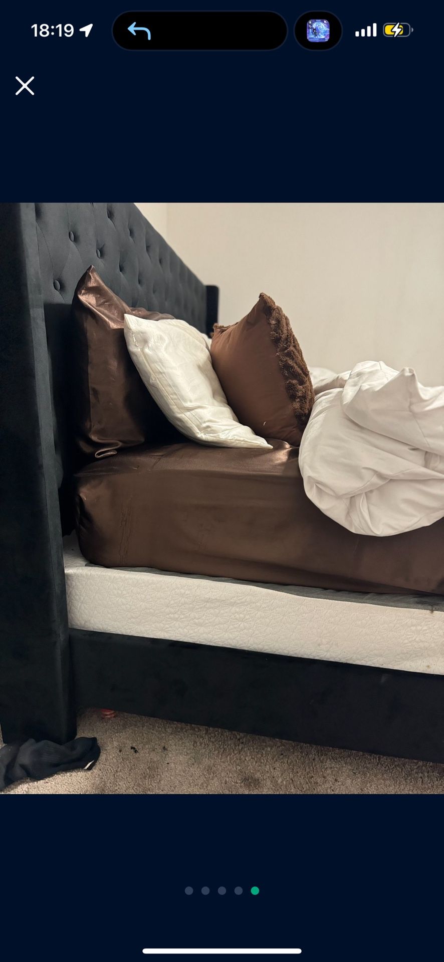 King Size Bed Frame And King Size Mattress And King Size Box Spring