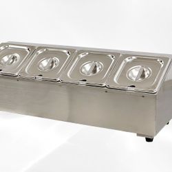 4 container 1-6 seasoning box condiment station CS16-4S