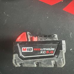 Milwaukee M18 Battery 5.0