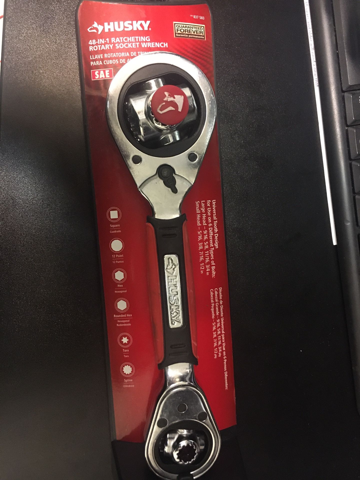 Husky 48-in-1 Ratcheting Rotary Socket Wrench