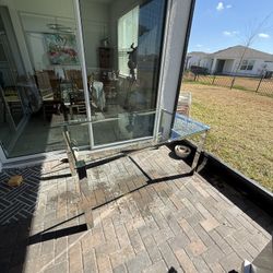 Glass Top Table 