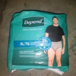 Diapers (XL) (Mens) (Depend)