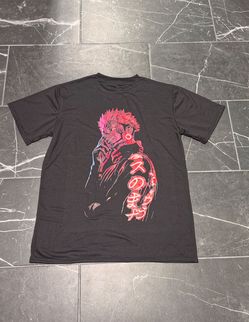 Black Graphic Anime T-shirt  Jujutsu Kaisen
