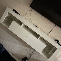 White Tv Stand 