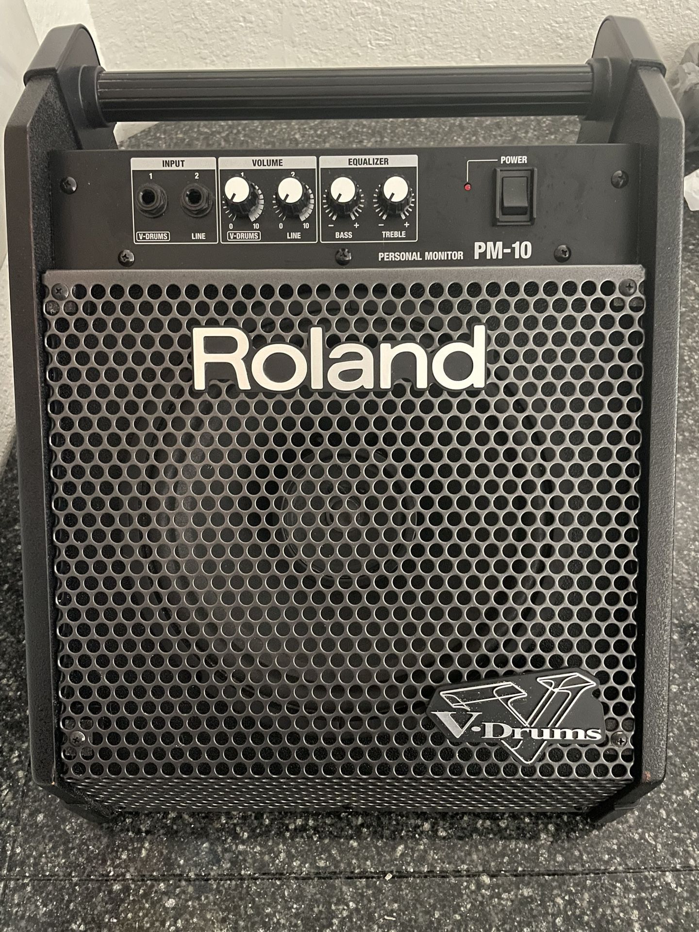 Roland PM-10 V-Drums Personal Monitor Amplifier 30W Powered Drum Speaker Amp