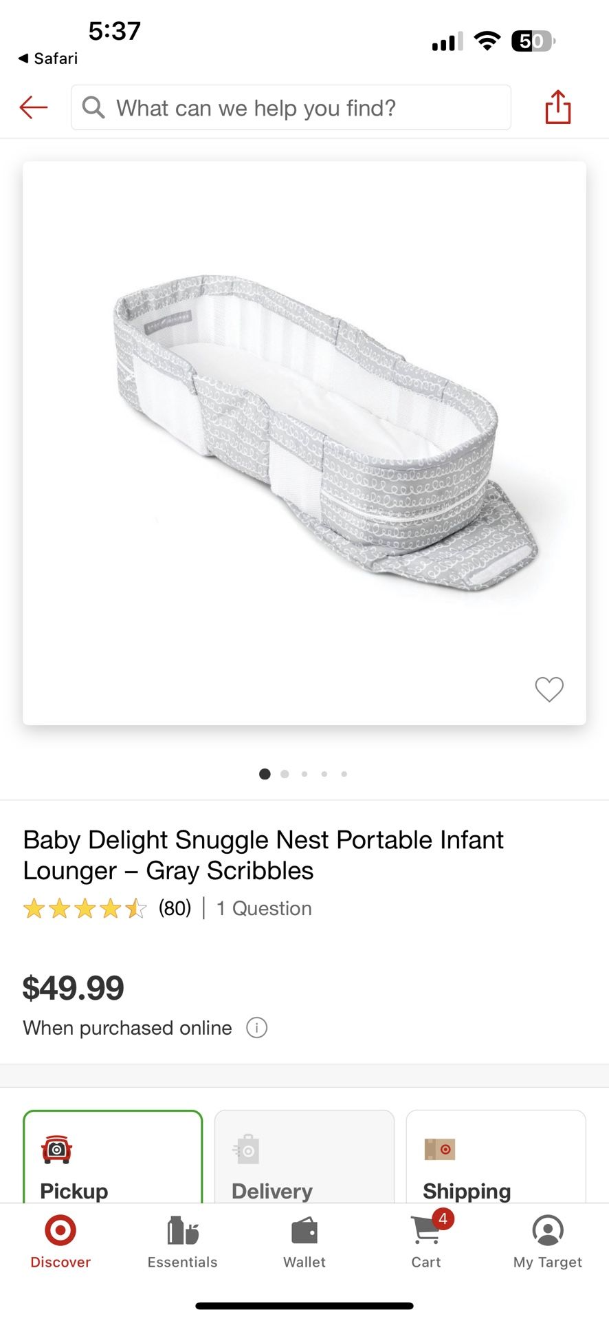 Baby Delight Snuggle Best Infant/ Bassinet