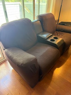 Recliner Sofa with Cup Holders