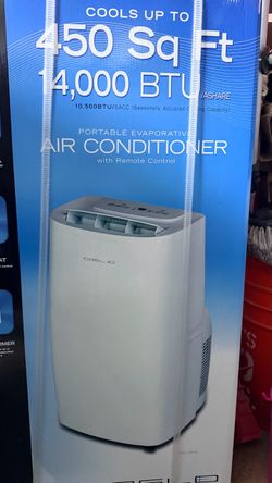 New 14,000 BTU Portable Air Conditioner with window kit ac