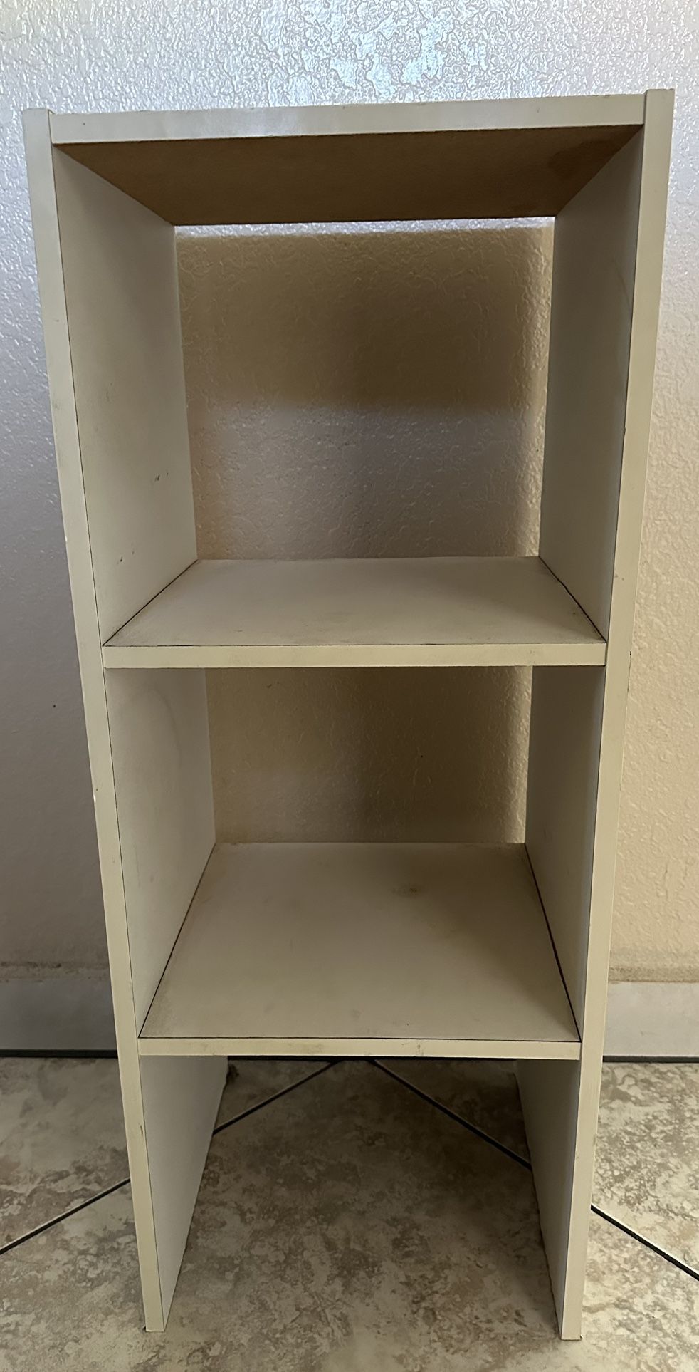 White Shelf Organizer