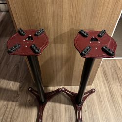 Ultimate Support MS-90/36R Studio Monitor Stands (Pair) - 36" Red Finish