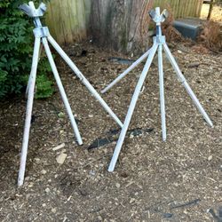 Road work sign stands / tripod sign stands / $30 for both OBO