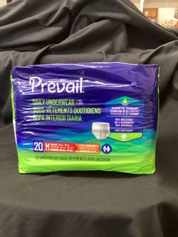 Brand New Packages Of Prevail, Daily Underwear, Size Medium Pull Ups