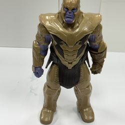 Marvel Thanos Large Action Figure 12” Avengers Villain Toy Used