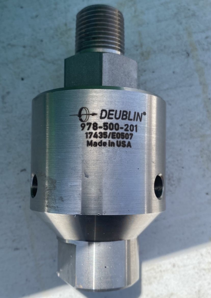 🔥 Deublin 978-500-201 Rotary Union – Brand New! 🔥 	•	Condition: New, never used (no original packaging) 	•	Price: $300 (Firm)  ⚠️ Serious buyers onl