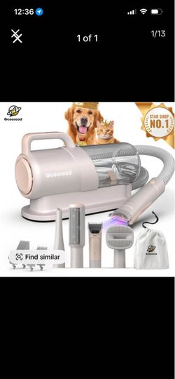 Geoorood pet grooming vacuum