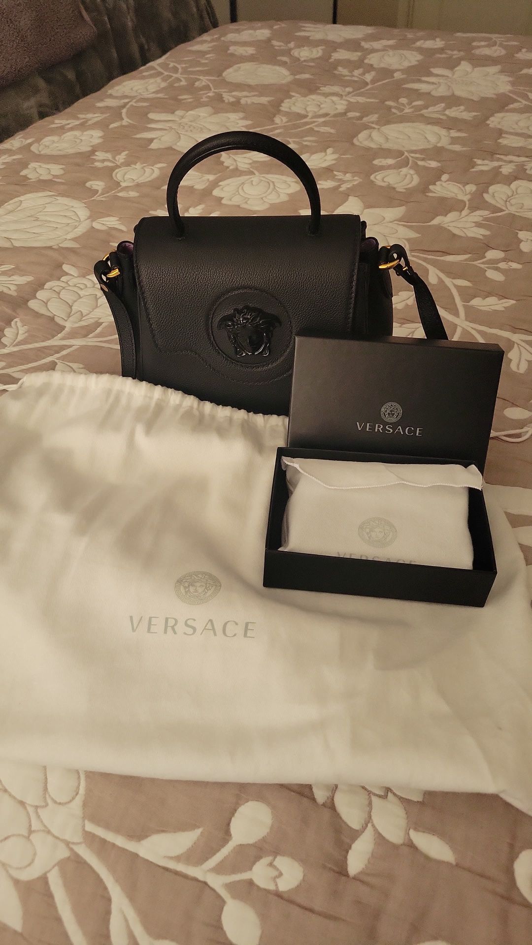 Versace Medusa Top Handle bag and Medusa Wallet