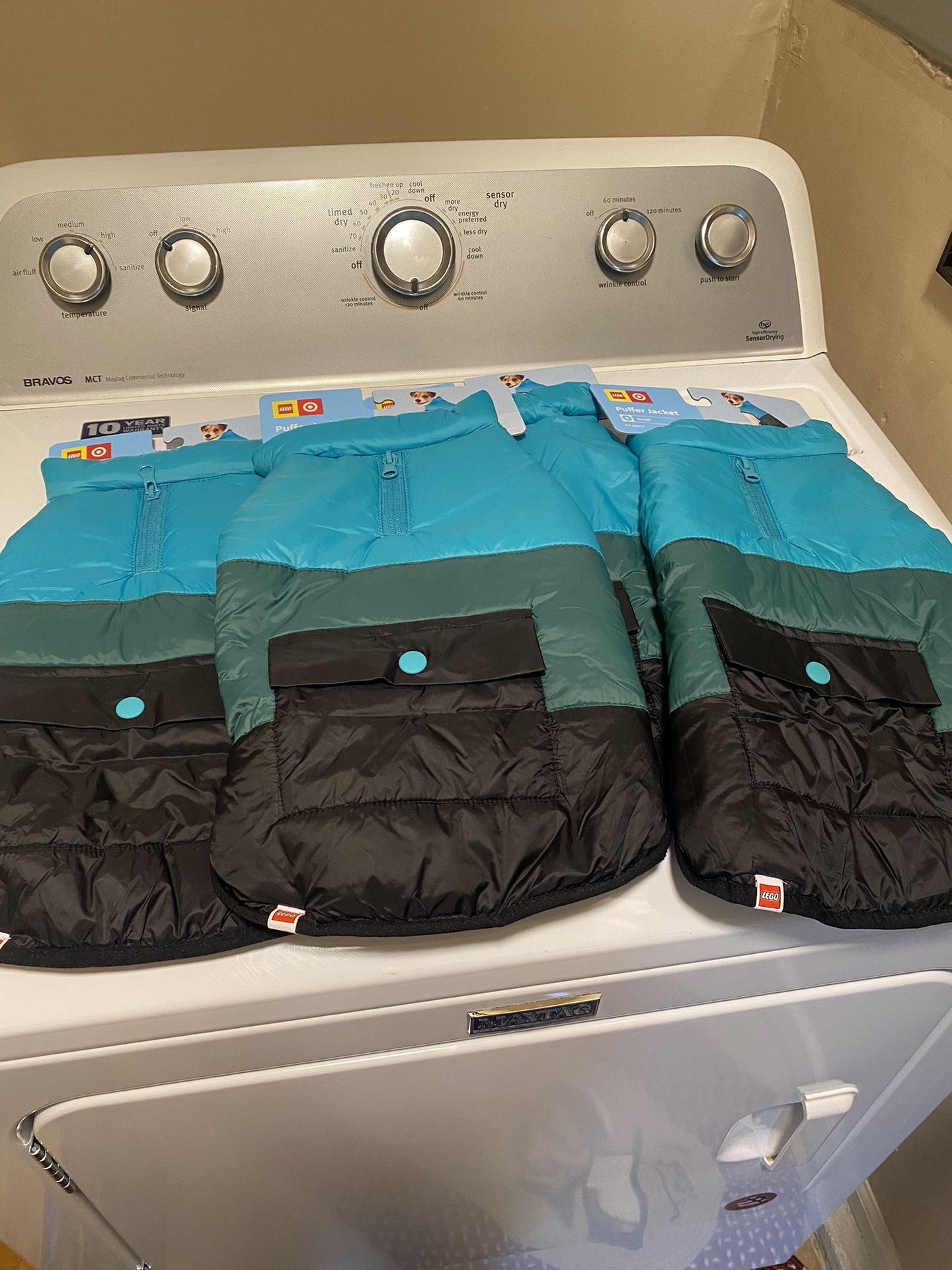 Puffer Jackets For Dogs Size Small $10 Each 