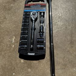 Power Torque 14 Piece Metric Socket Set