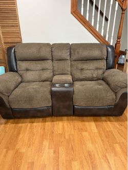 Love seat recliner couch