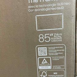 Samsung - 85” Class LS03FW The Frame Pro Series Neo QLED 4K UHD Art Mode SamsungVision AI Smart TV w/ Wall Mount (2025)