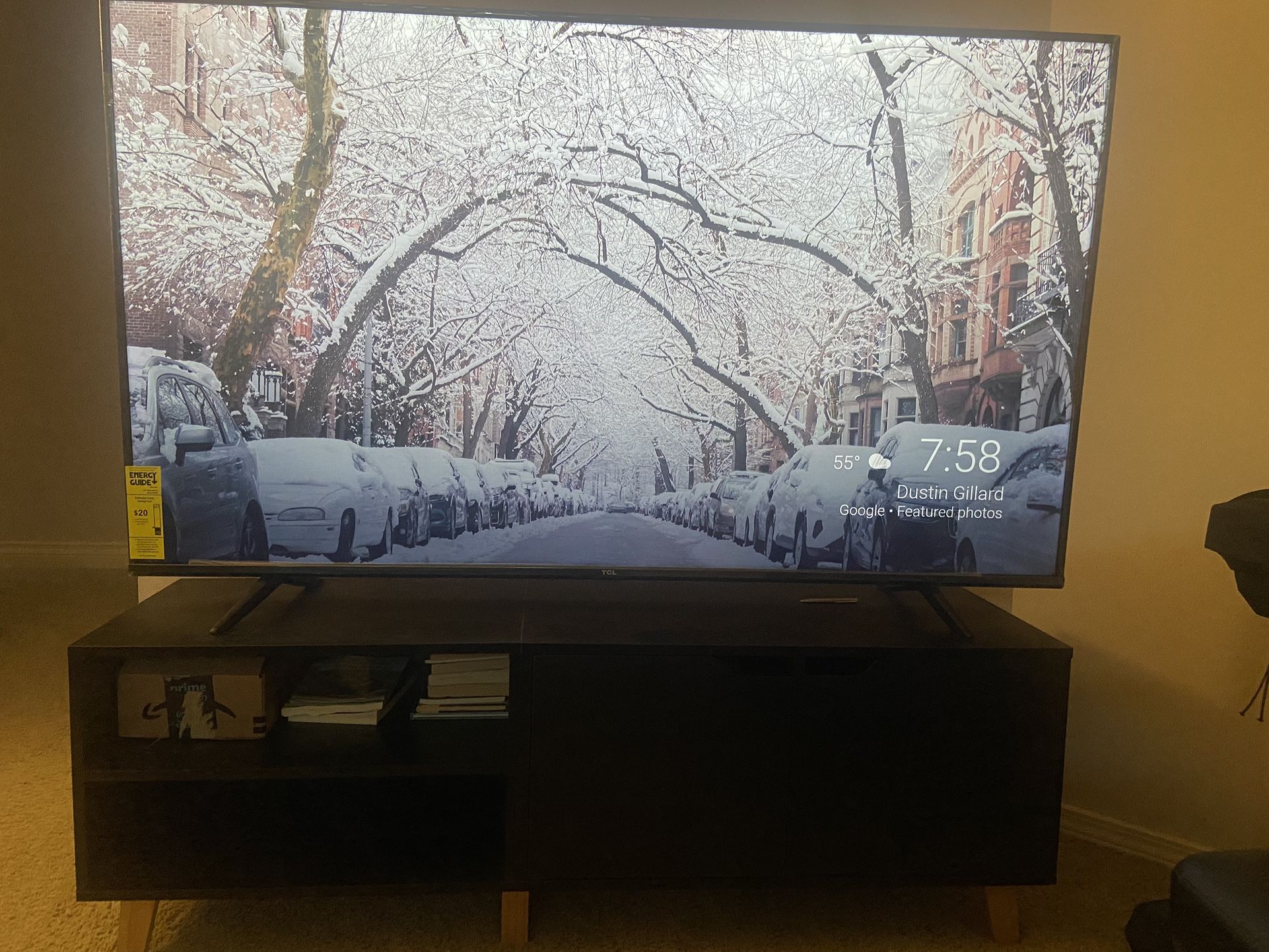 TCL- 55 Inches TV and TV Stand