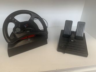 MadCatz PlayStation 1 PS1 Steering Wheel