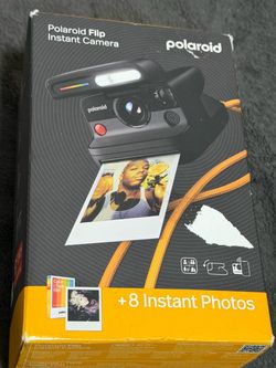 Polaroid Flip Instant Camera Black with Film