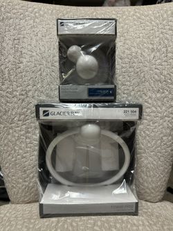 Glacier Bay Towel Ring & Hook
