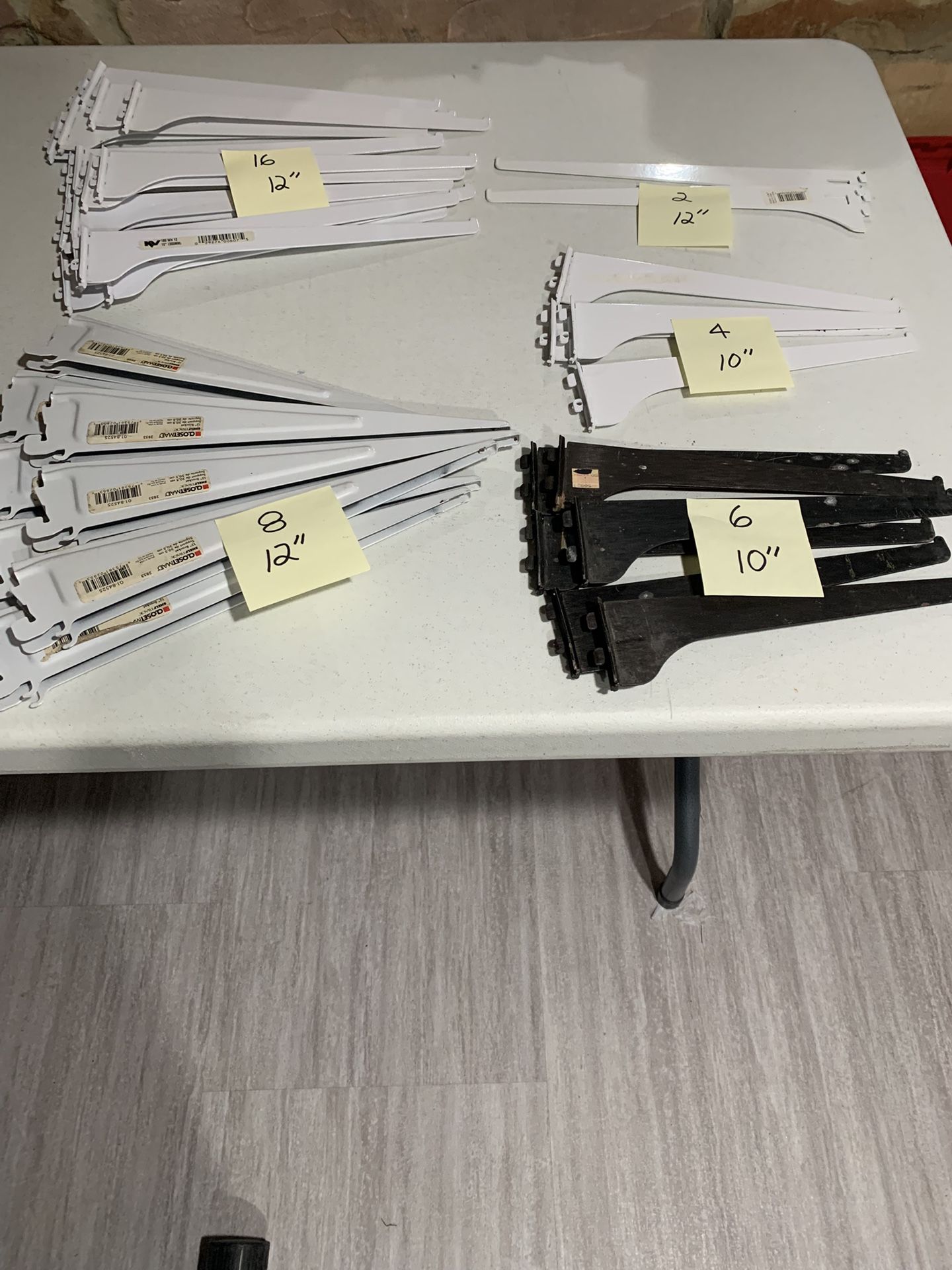 Assorted Shelf Brackets