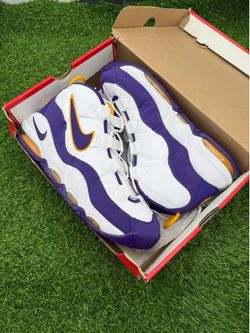 New Nike Air Max Uptempo Lakers Size 11.5