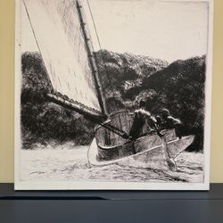 Print The Cat Boat" by Edward Hopper