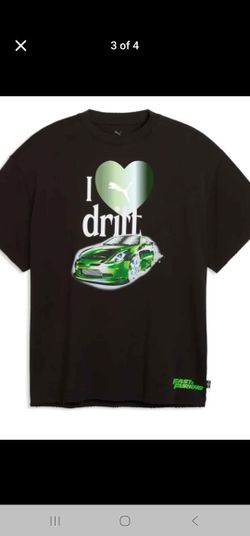 Puma T-shirt Fast & Furious Adult Men Sizes L & XL - Brand New