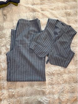 Fashion Nova Pinstripe Vest Set and Women's pants Bundle