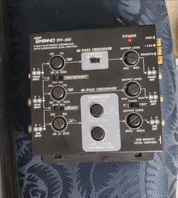 Timpano TPT-360 3-Way Electronic Crossover