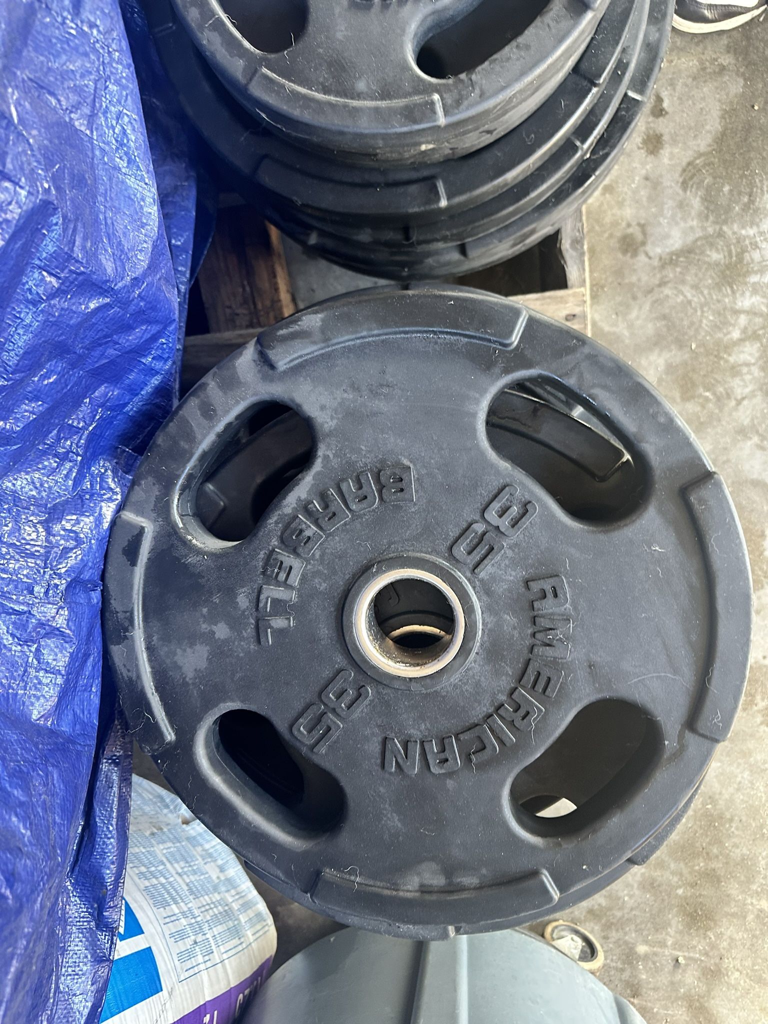 35lb Rubber Olympic Weight Plates